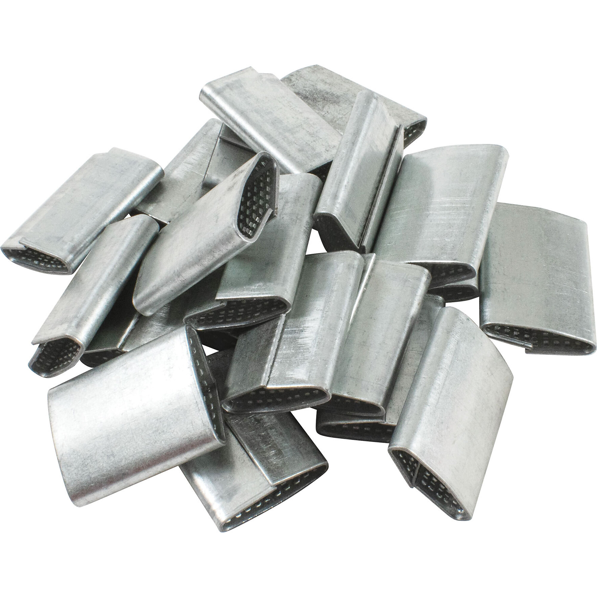 Encore Packaging Poly Seal — 3/4in. Push-On and Serrated Seals, 1000 Pcs, Model# P34PO3-1000